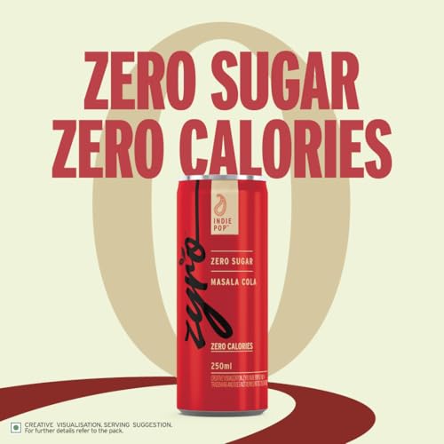 Image of Zyro by Karan Aujla Zero Sugar Masala Cola (250ml)