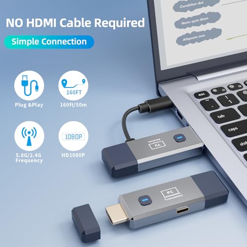 Qisoable Wireless HDMI Transmitter and Receiver - Image 2