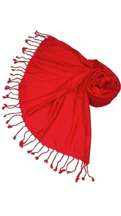 ARYANSH SHOPPE Plain 3D Fashionable Woolen Winter Wear Thin Scarf/Stole/Shawl For Baby Girls Womens-picture-55
