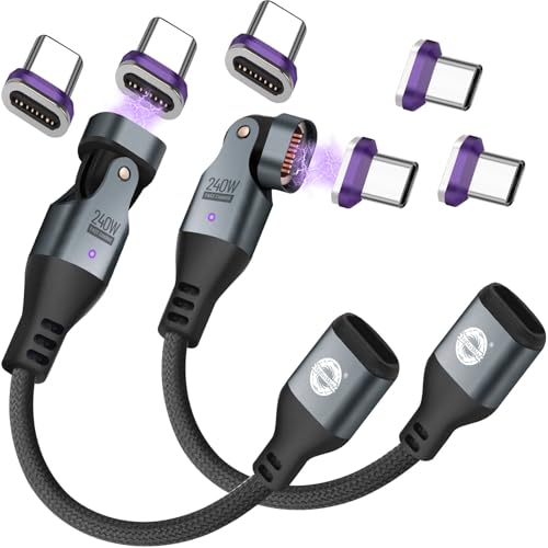 EndlesShine Magnetic USB Adapter Type C to C with 4