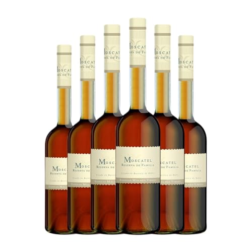 Málaga Virgen Familia Moscatel de Alejandría Sierras de Málaga Reserva Botella Medium 50 cl Vino dulce (Caja de 6 Botella Medium de 50 cl)