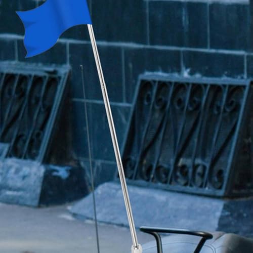 Mât de drapeau rétractable pour moto : fixez votre bannière en toute sécurité