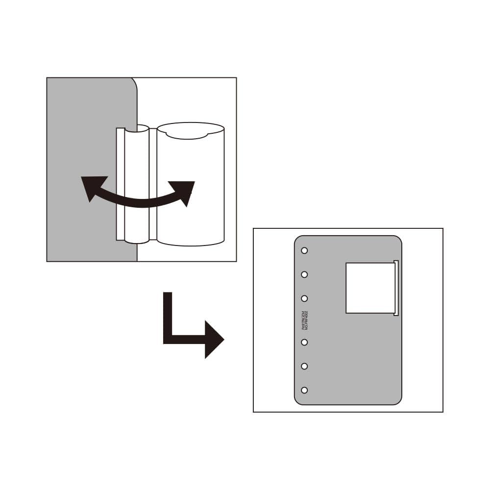 Amazon.co.jp: 能率 プチペイジェム システム手帳 リフィル ミニ