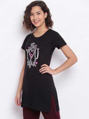 Image of Duchess Regular Fit Women Stylish Long Top | Tshirt for Women