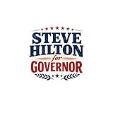Steve Hilton for Governor Bumper Sticker, California Election Decal, 4" x 4" (1)