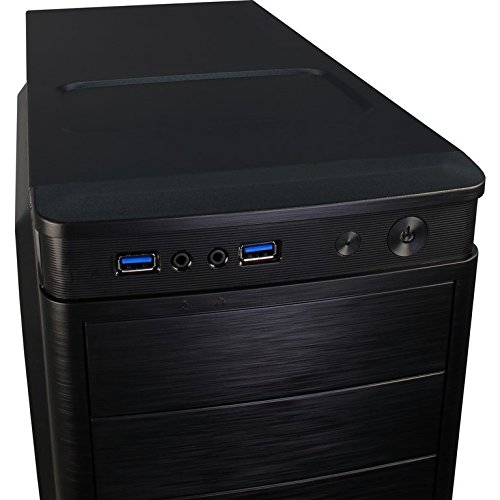Inter-Tech IT-5905 - Midi/Minitower ATX, Micro/Mini/Flex-ATX 3,5" - PC-/Server Netzteil Lüfter - USB, USB 3.0