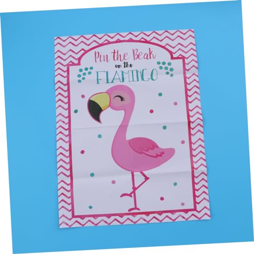Toyvian 2 Peças De Adesivo De Flamingo Para Festa De Aniversário Infantil Lembrancinhas De Jogo De F