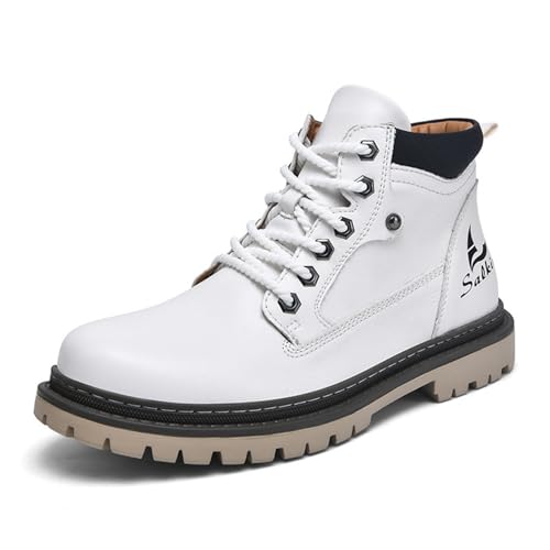 Botas Hombre Invierno Botines para medievales de tacón bajo con soporte arco cómodos y duraderos Trekking Boots Antideslizante cómodas zapatillas trabajo