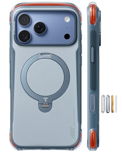 TORRAS Q3 Air Pro for iPhone 18 Pro Case, 360° Mag Stand, Dual Airbags - image 1