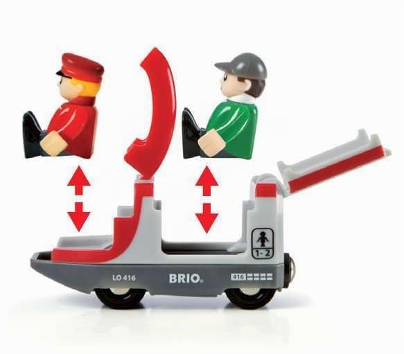 Brio World - 33505 - Train de Voyageurs - Pour circuit de train en bois - Système d'attache aimantée - Figurines incluses - Jouet pour garçons et filles dès 3 ans