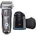 Braun Electric Razor for Men, Series 7 7865cc Electric Shaver With Precision Trimmer, Rechargeable, Wet & Dry Foil Shaver, Clean & Charge Station & Travel Case