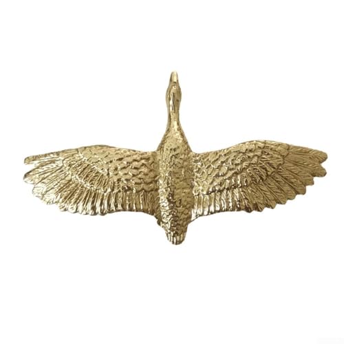 Maniglia in ottone a forma di oca, stile nordico in