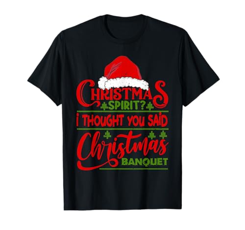 Christmas Spirit Camiseta – Retro Christmas Stuff