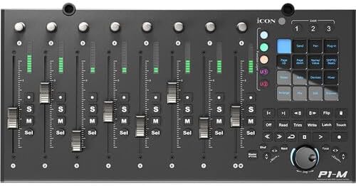Icon Pro Audio P1-M DAW Control Surface Bundle with D4T Display