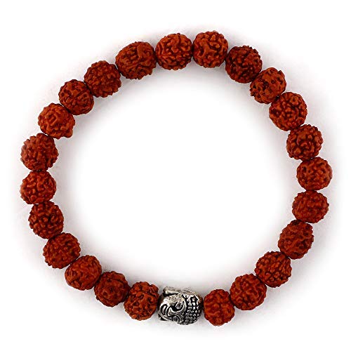 Frienemy Home Presents Original 5 Mukhi Lab 5 Faced Brown Rudraksha Bracelet pour Hommes Et Femmes #Frienemy-523
