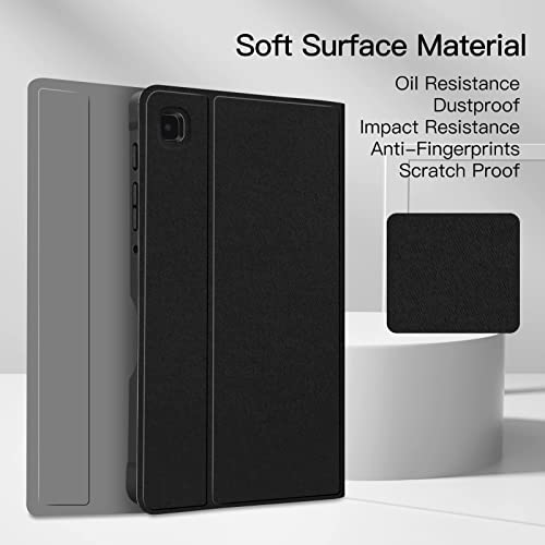 Pimofee Backlit Keyboard Case For Samsung-Galaxy-Tab A7 Lite 8.7" Model Sm-T220/T225/T227, Smart Stand Tablet Case With Detachable Magnetic Wireless Bluetooth Keyboard Cover (A7 Lite, 8.7" Black) #TOP3