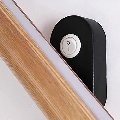 Aplique de pared LED de madera para iluminación de dormitorio y salón 4