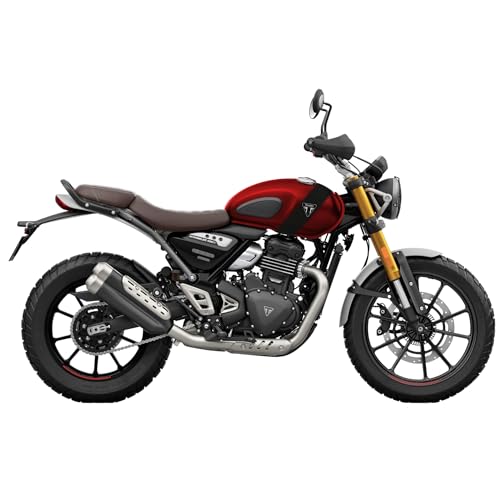 Image of TRIUMPH Scrambler 400 X Bike Volcanic Red Booking for Ex-Showroom Price