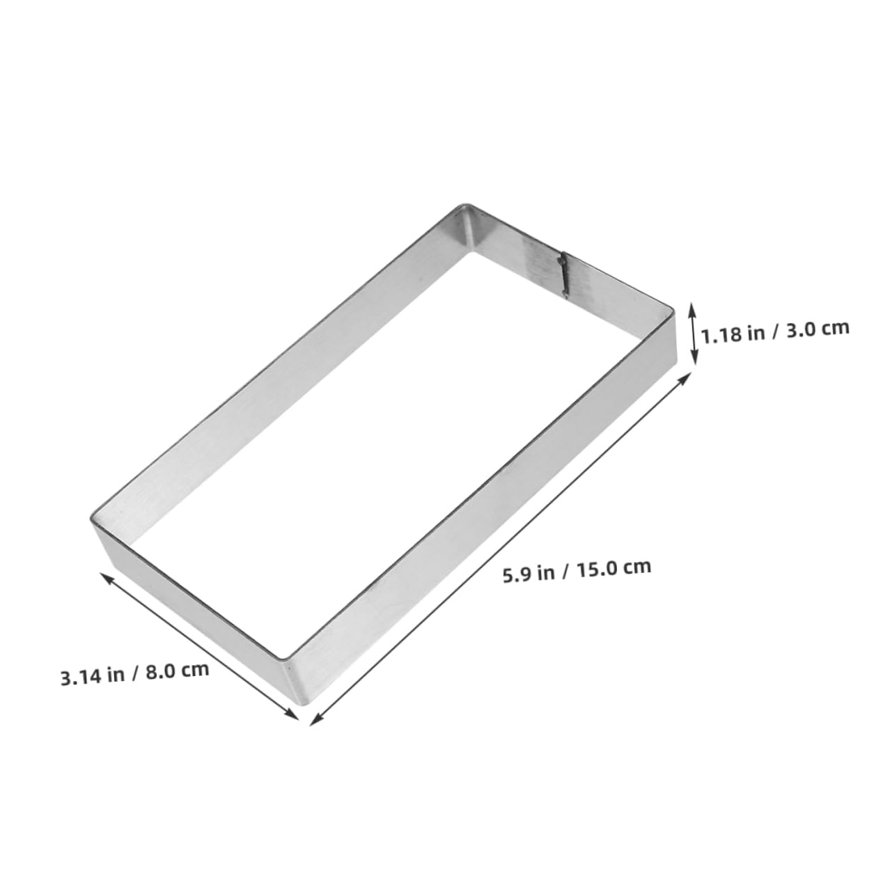 ABOOFAN Pastry Cake Mold Rectangle Mousse Ring Cake Mould Baking for Pancakes Bread Baking