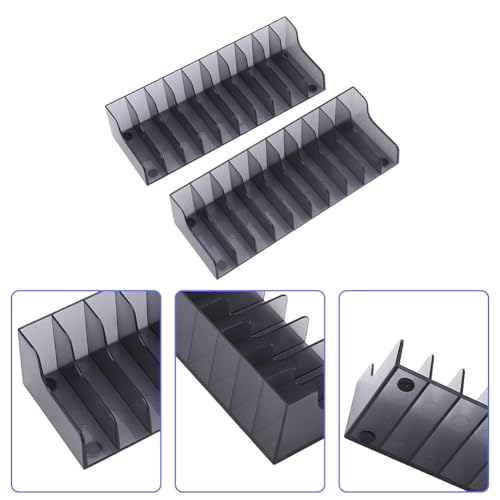 Joyzan Joyzan Game Card Storage Rack, Game Disk Display Bracket Multi Functional CD Disc Holder Box Organizer Plastic Cards Stand Video Gaming Capacity Accessories Shelf Tower Switch PS5 PS4 Tabletop - Thumbnail 5