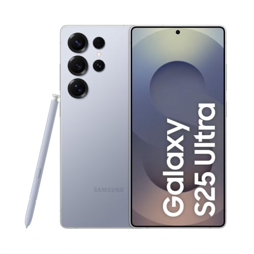 Image of Samsung Galaxy S25 Ultra 5G AI Smartphone (Titanium Silverblue, 12GB RAM, 512GB Storage), 200MP Camera, 5000mAh Ultra Long Battery, QHD+ Dynamic AMOLED 2X, Galaxy AI, Knox Security, S Pen Included