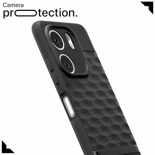 Image of Shockproof Case for Oppo A5x 4G / A5x 5G | Full Camera Protection | TPU Flexible Back Cover for Oppo A5x 4G / A5x 5G (Matte Black)