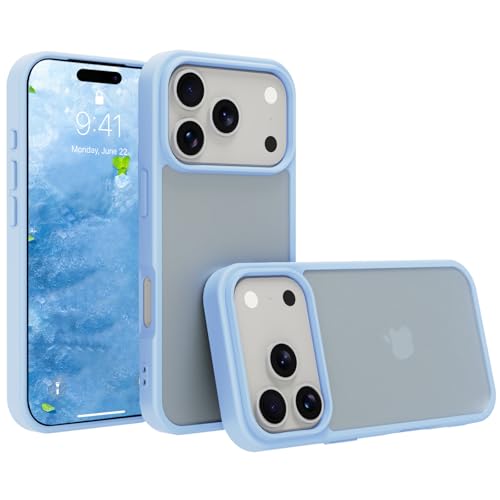 Image of iPhone 18 pro /17 pro Case,Translucent Matte(Light Blue)