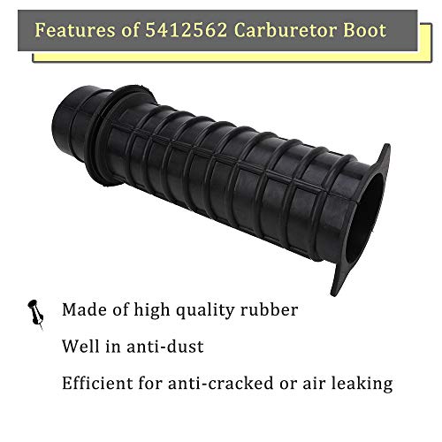 5412562 Air Intake Boot Anti-dust Cover Compatible with Polaris Sportsman 500 2006 & 2008-2013 ATV Tube - 40mm Carb Carburetor Boot
