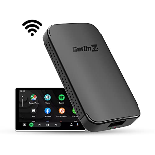 2023 Carlinkit Android Auto sans Fil Adaptateur,Convient aux Voitures avec Fonction Android Auto(année de Fabrication: 2017 à 2022) Connexion Rapide en 10 Secondes,Mise à Niveau Android Auto sans Fil Cover