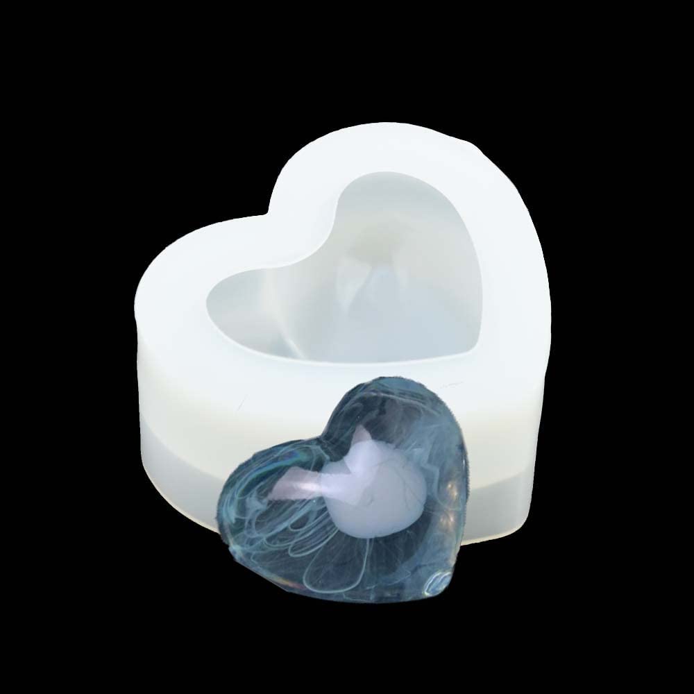 2 Pcs Stampo Esagonale Fusione Di Stampi Epossidici in Resina Silicone
