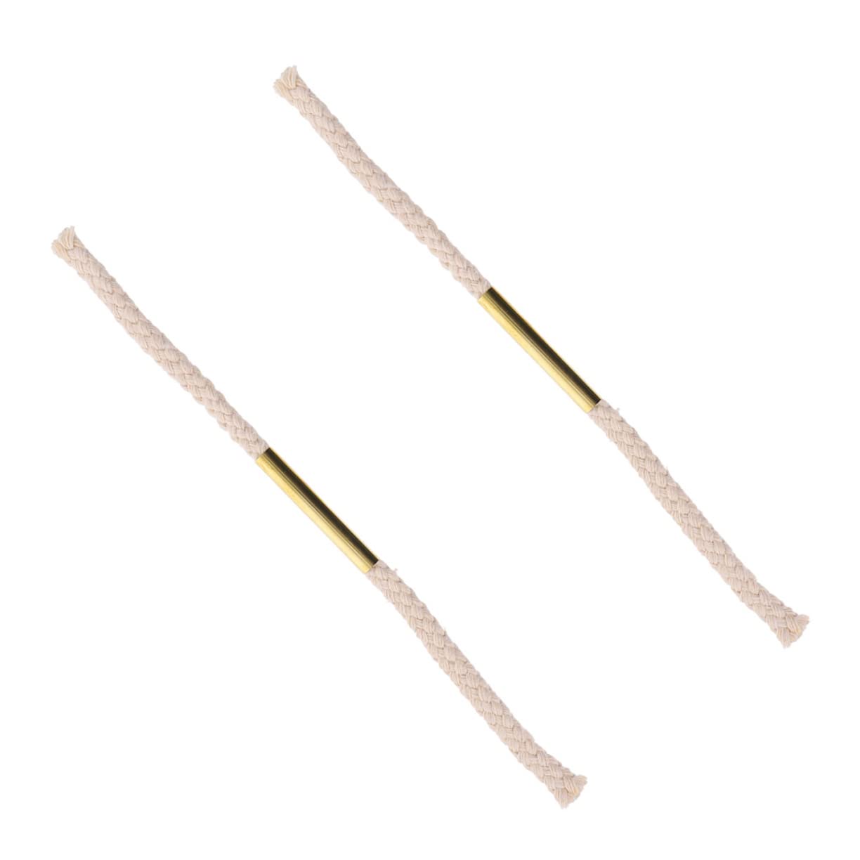 NAMOARLY Fire Starter Sticks 2 Pack Wick Cord Long Burning Outdoor Camping Ropes