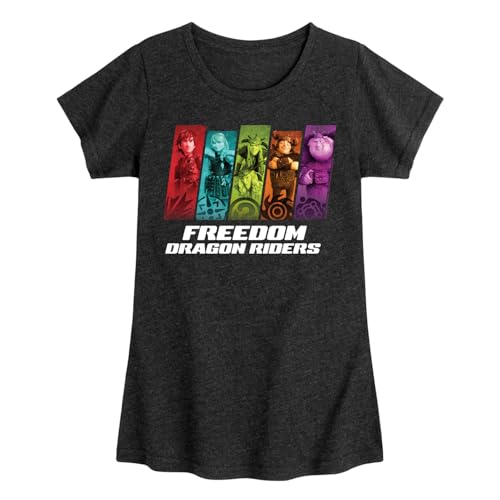 How to Train Your Dragon - Freedom Riders - Toddler & Youth Girls Short Sleeve Graphic T-Shirt