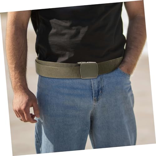 Outdoor Waist Belt for Men and Women Canvas Utility Belt for Hiking Camping and Training Stylish with Durable Buckle4
