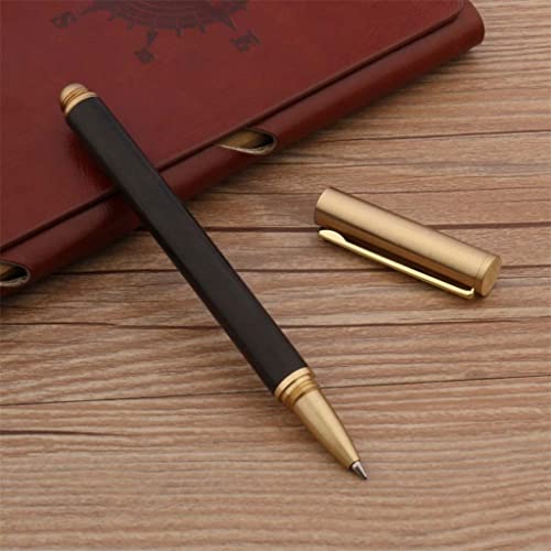3FLQOOPP 真鍮 ローラーボールペン クラシック スピン シグネチャー インクペン 文房具 オフィス 学用品 筆記用 (D 1 本 (1本パック)