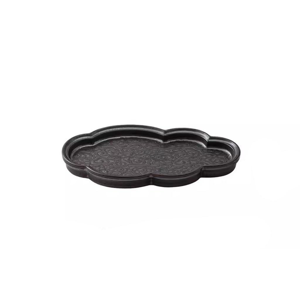 Forniture Per Feste Ristorante Pan Cha Stoviglie cinesi Piatto di maiale alla brace Piatto di formaggi Piatto di pasticceria Vassoio da tè Piatti Della Festa (Color : C)