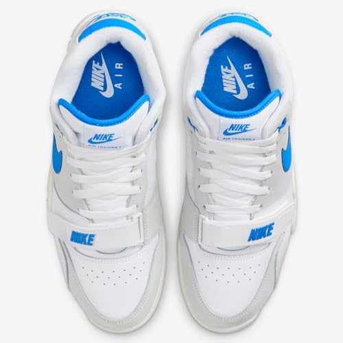 Nike Air Trainer 1 Men's Shoes (FJ4183-100, White/Summit White/Photo Blue) Size 102