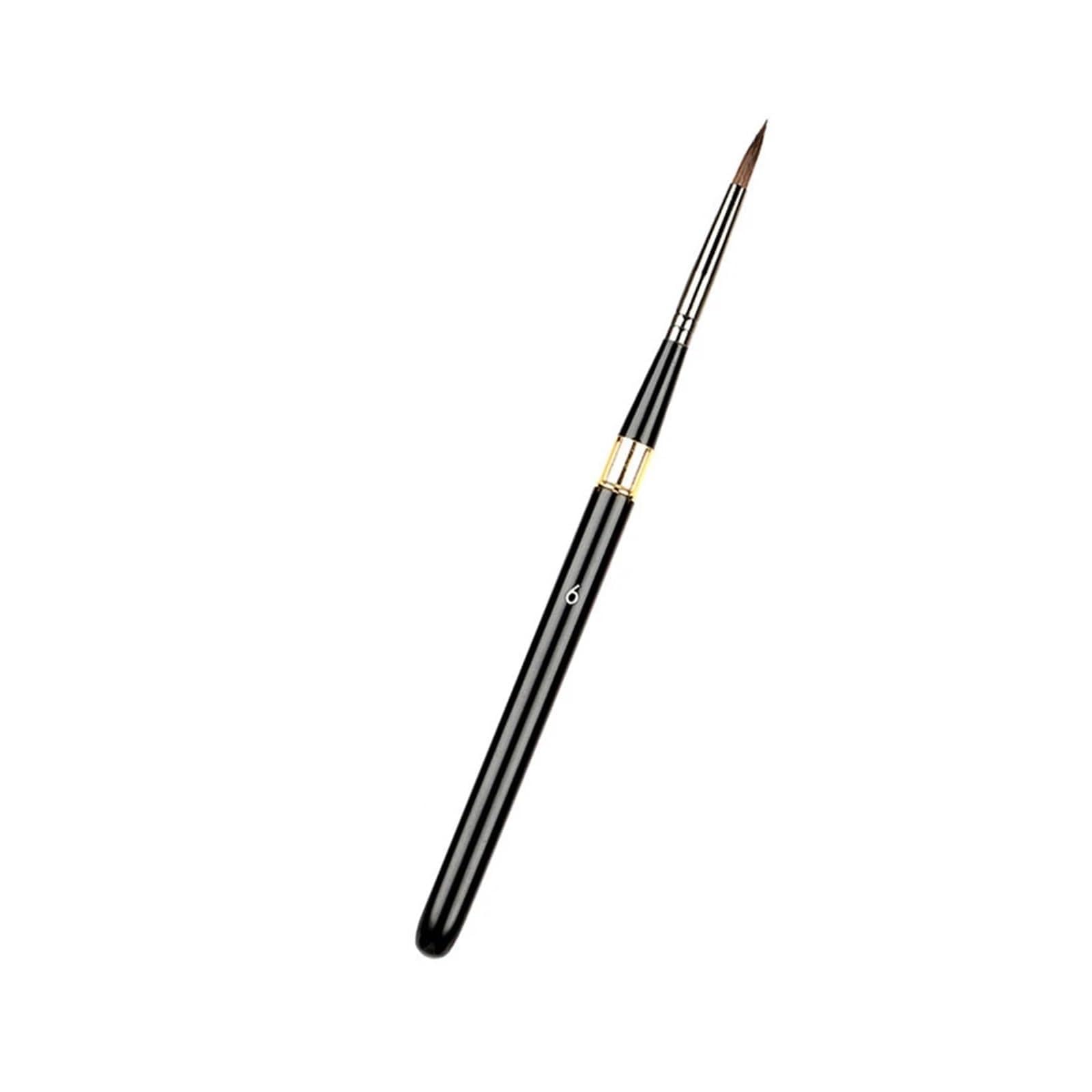 Wolf Hair Paint Brush premium Students Art Painting Brushes Detachable Rod Artistic Watercolor for Drawing(Color4)
