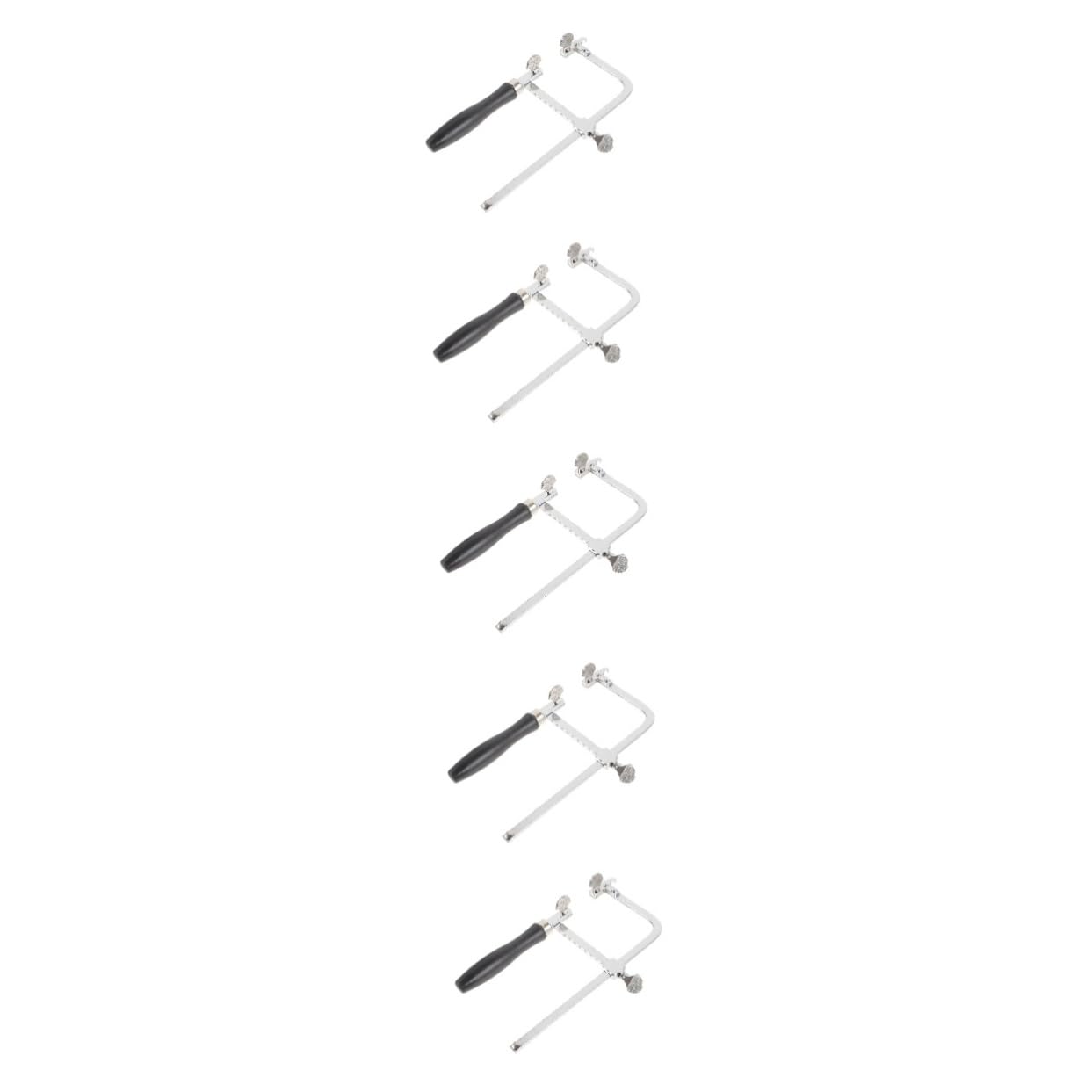 Uonlytech 5 Pezzi Seghetto per Gioielliere con U Stabile Strumento Multifunzionale per Lavorazione Del e Creazione Design Compatto e Leggero per Precisi e Facili da Usare