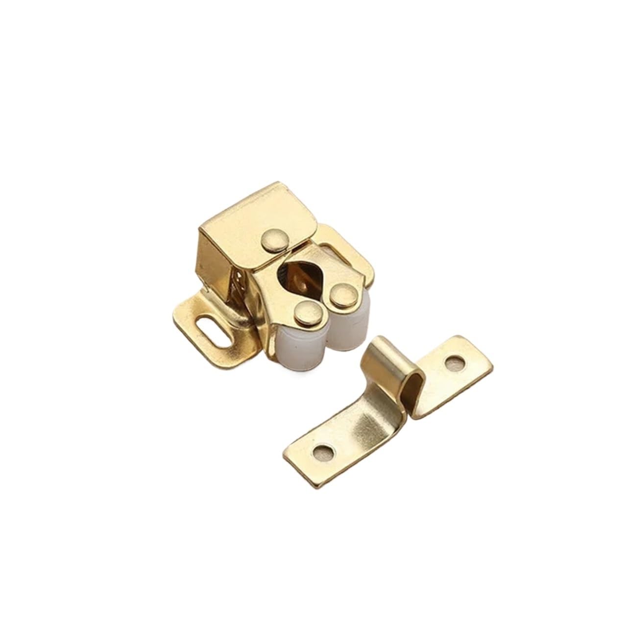 8pcs Cabinet Catches Suction Closet Sliding Door Stoppers Buffer Anti Collision Accessories for Home Room for Furniture(Gold)