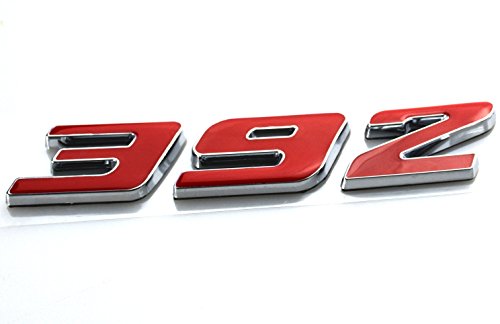 Image of Aimoll 2pcs 392 Emblem, Badge Decal 3D Logo for 392 (Red)