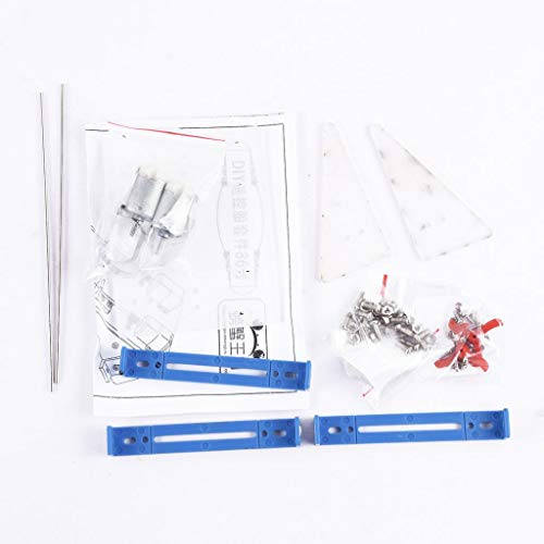 lahomia DIY RC Boat Toy Kit Propeller Motor Model Shaft Watercraft