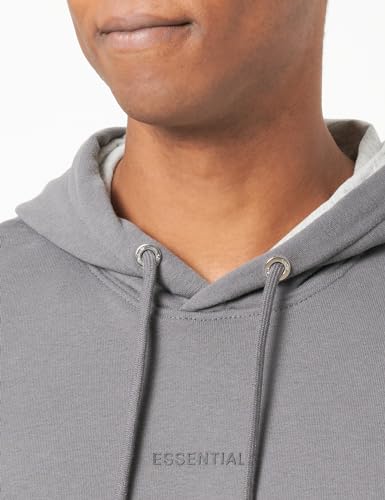 s.Oliver Herren Logo-Sweatshirt mit Kapuze Logo-Sweatshirt mit Kapuze, 98D1 grau, S – Ansicht 2