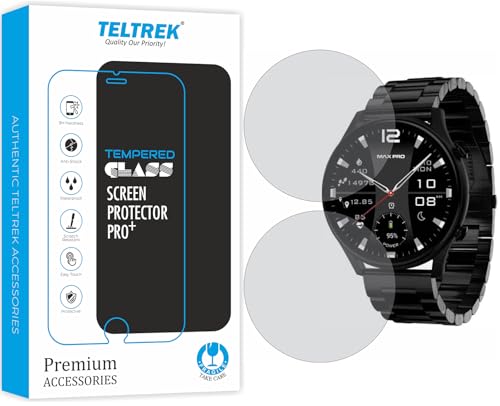 Image of Screen Protector Compatible With Maxima Power Smartwatch, Full Hydrogel TPU Screen Guard not a Tempered Glass (Pack of 2)