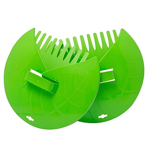 Eastrans 1set Rastrillos y Cucharas para Hojas, 2 pcs