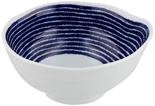 Hasami Ware Indigo aidama 32548 Pot with Handle, Indigo Dyed Komasuji