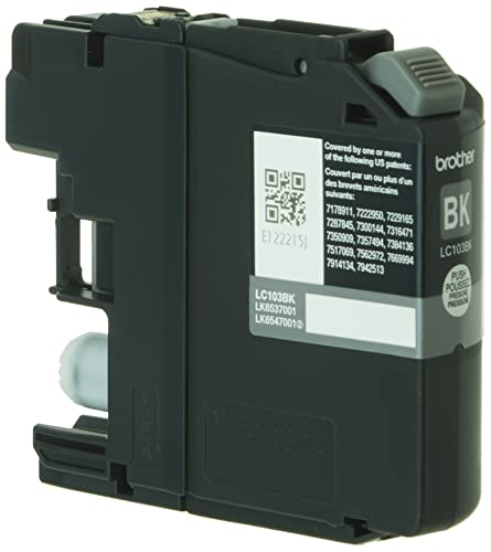 Brother Genuine High Yield Black -Ink -Cartridges, Lc1032Pks, Replacement Black -Ink, Includes 2 -Cartridges Of Black -Ink, Page Yield Up To 600 Pages/ -Cartridge, Lc1032Pks #TOP3