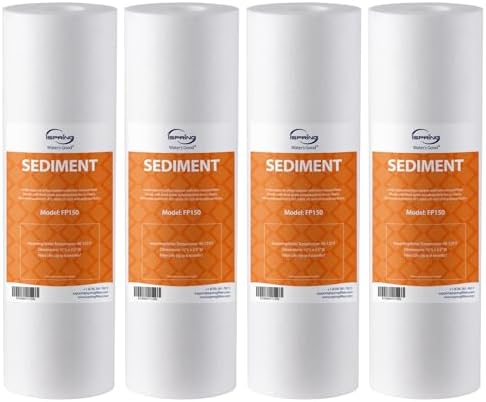 iSpring - Cartuchos de filtro de sedimentos universales (15.000 g...