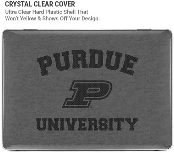 Skinit Case + Skin Compatible with MacBook Air 13in (2020) - Officially Licensed Purdue Grey Logo Design