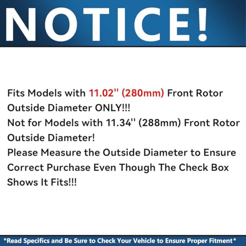Image of Detroit Axle - Front Brake Kit for Volkswagen Golf Jetta City Beetle