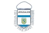 akachafactory bandiera bandierina auto gagliardetto nazioni gerusalemme israel
